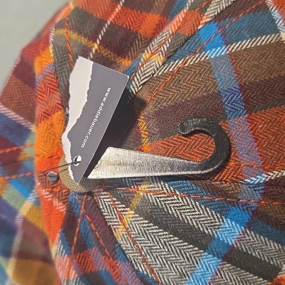 Eddie Bauer-NWT-Adjustable Plaid Hat - Picture 3 of 13